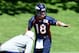 May 30, 2013; Englewood, CO, USA; Denver Broncos quarterback Peyton Manning (18) during organized team activities at the Broncos training facility. Mandatory Credit: Ron Chenoy-USA TODAY Sports