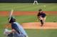 June 2, 2013; Chapel Hill, NC, USA; Florida Atlantic Owls pitcher Bo Logan (1) pitches to North Carolina Tar Heels hitter Cody Stubbs (left) during the Chapel Hill Regional of the NCAA Baseball Tournament at Boshamer Stadium. Mandatory Credit: Rob Kinnan-USA TODAY Sports