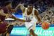 LOS ANGELES, CA - FEBRUARY 27: Shabazz Muhammad #15 of the UCLA Bruins takes Carrick Felix #0 of the Arizona State Sun Devils off the dribble during a 79-74 UCLA win at Pauley Pavilion on February 27, 2013 in Los Angeles, California. (Photo by Harry How/Getty Images)