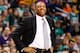 BOSTON, MA - FEBRUARY 10: Head coach Doc Rivers of the Boston Celtics smiles as he watches his team play against the Denver Nuggets during the game on February 10, 2013 at TD Garden in Boston, Massachusetts. NOTE TO USER: User expressly acknowledges and agrees that, by downloading and or using this photograph, User is consenting to the terms and conditions of the Getty Images License Agreement. (Photo by Jared Wickerham/Getty Images)