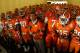 MIAMI GARDENS, FL - JANUARY 04: Head coach Dabo Swinney (C) of the Clemson Tigers gets set to lead his team onto the field against the West Virginia Mountaineers West Virginia Mountaineers during the Discover Orange Bowl at Sun Life Stadium on January 4, 2012 in Miami Gardens, Florida. (Photo by Mike Ehrmann/Getty Images)