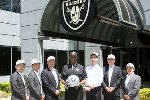 Raiders Host Visitors from Japan