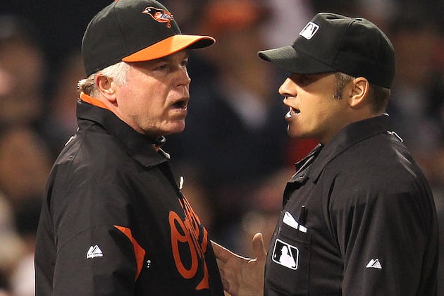 HP Umpire Ejects Buck Showalter