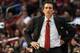 LOS ANGELES, CA - APRIL 20: Vinny Del Negro of the Los Angeles Clippers watches play during the game against the Memphis Grizzlies during Game One of the Western Conference Quarterfinals of the 2013 NBA Playoffs at Staples Center on April 20, 2013 in Los Angeles, California. NOTE TO USER: User expressly acknowledges and agrees that, by downloading and or using this photograph, User is consenting to the terms and conditions of the Getty Images License Agreement. (Photo by Harry How/Getty Images)