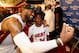 MIAMI, FL - JUNE 20: LeBron James #6 of the Miami Heat celebrates with fans after defeating the San Antonio Spurs 95-88 to win Game Seven of the 2013 NBA Finals at AmericanAirlines Arena on June 20, 2013 in Miami, Florida. NOTE TO USER: User expressly acknowledges and agrees that, by downloading and or using this photograph, User is consenting to the terms and conditions of the Getty Images License Agreement. (Photo by Kevin C. Cox/Getty Images)