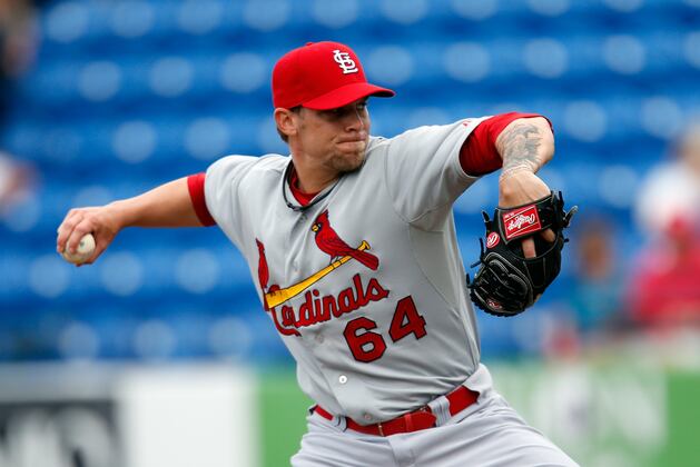 Cardinals Call Up RHP Michael Blazek, Option Lyons