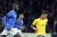 GENEVA, SWITZERLAND - MARCH 21: Mario Balotelli of Italy and Neymar of Brazil #11 compete for the ball during the international friendly match between Italy and Brazil on March 21, 2013 in Geneva, Switzerland. (Photo by Claudio Villa/Getty Images)