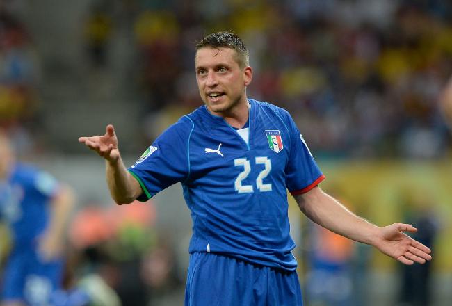 Emanuele Giaccherini scored the equalizer against Brazil in the 51st minute.