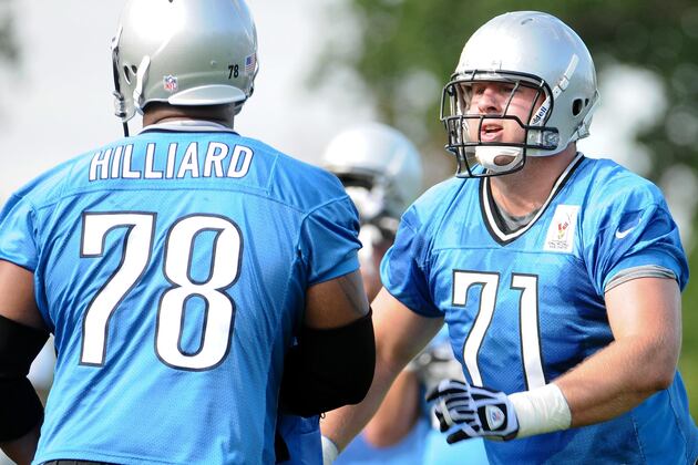 OTs Corey Hilliard and Jason Fox Will Split Reps in Camp