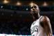 BOSTON, MA - APRIL 28: Kevin Garnett #5 of the Boston Celtics reacts following their overtime win against the New York Knicks during Game Four of the Eastern Conference Quarterfinals of the 2013 NBA Playoffs on April 28, 2013 at TD Garden in Boston, Massachusetts. NOTE TO USER: User expressly acknowledges and agrees that, by downloading and or using this photograph, User is consenting to the terms and conditions of the Getty Images License Agreement. (Photo by Jared Wickerham/Getty Images)