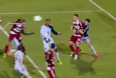 GOAL: Zimmerman Buries the Header to Tie It