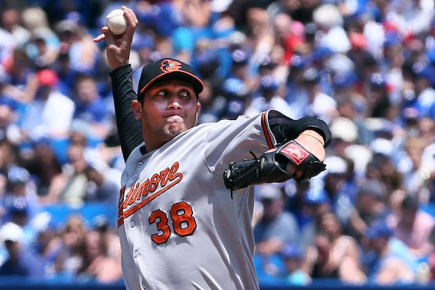 Freddy Garcia Roughed Up Early as Orioles Swept by Blue Jays