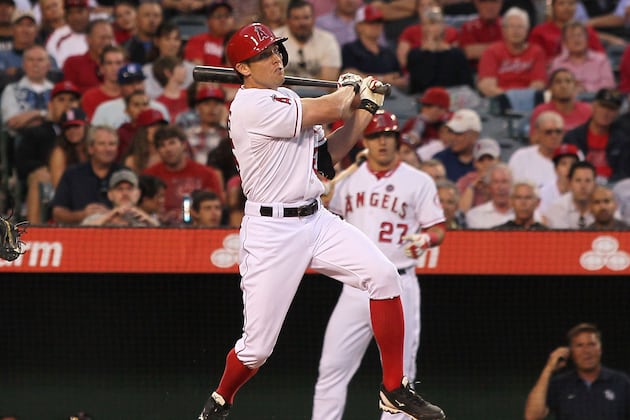 Peter Bourjos Leaves with Thumb Injury