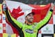 SAO PAULO, BRAZIL - MAY 5: James Hinchcliffe of Canada driver of the #27 Andretti Autosport Dallara Chevrolet celebrates after winning the IndyCar Series Sao Paulo indy 300 on May 5, 2013 in the streets of Sao Paulo in Sao Paulo, Brazil. (Photo by Robert Laberge/Getty Images)