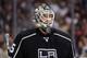 LOS ANGELES, CA - FEBRUARY 27: Goaltender Jonathan Bernier #45 of the Los Angeles Kings looks on against the Detroit Red Wings at Staples Center on February 27, 2013 in Los Angeles, California. (Photo by Jeff Gross/Getty Images)