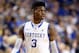 LEXINGTON, KY - JANUARY 26: Nerlens Noel #3 of the Kentucky Wildcats watches the action during the game against the LSU Tigers at Rupp Arena on January 26, 2013 in Lexington, Kentucky. (Photo by Andy Lyons/Getty Images)