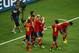 FORTALEZA, BRAZIL - JUNE 23: Fernando Torres of Spain (9) celebrates as he scores their second goal with team mates during the FIFA Confederations Cup Brazil 2013 Group B match between Nigeria and Spain at Castelao on June 23, 2013 in Fortaleza, Brazil. (Photo by Clive Mason/Getty Images)