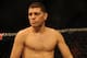 February 4, 2012; Las Vegas, NV, USA; UFC fighter Nick Diaz beofre his fight against Carlos Condit during UFC 143 at the Mandalay Bay Events Center. Carlos Codit defeated Nick Diaz. Mandatory Credit: Kelvin Kuo-USA TODAY Sports