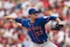 June 23, 2013; Philadelphia, PA, USA; New York Mets pitcher Matt Harvey (33) delivers to the plate during the third inning against the Philadelphia Phillies at Citizens Bank Park. Mandatory Credit: Howard Smith-USA TODAY Sports