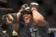 June 15, 2013; Winnipeg, Manitoba, CAN; light heavyweight Rashad Evans celebrates his victory against Dan Henderson (not pictured)during UFC 161 at the MTS Center. Mandatory Credit: Bruce Fedyck-USA TODAY Sports