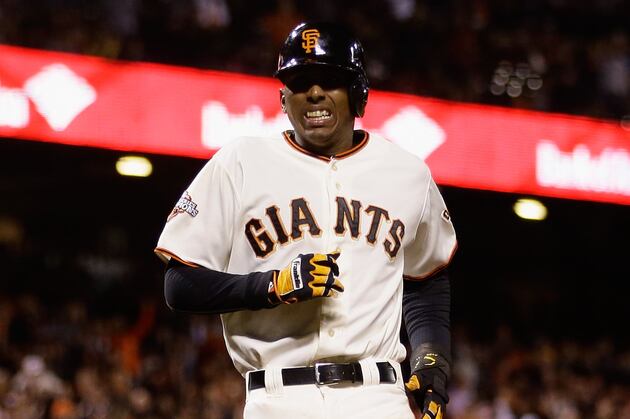 Arias Left Tonight's Game with a Strained Left Hamstring