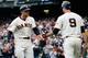 Thirty-year-old outfielder Hunter Pence preserved the Giants' lone win against Miami with a diving shoetop catch in extra innings June 22. He also hit the Giants' only home run of their seven-game homestand.
