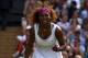 LONDON, ENGLAND - JULY 05: Serena Williams of the USA celebrates winning her Ladies' Singles semi final match against Victoria Azarenka of Belarus on day ten of the Wimbledon Lawn Tennis Championships at the All England Lawn Tennis and Croquet Club on July 5, 2012 in London, England. (Photo by Clive Brunskill/Getty Images)