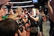 Feb 23, 2013; Anaheim, CA, USA; Ronda Rousey celebrates with fans after her fight with Liz Carmouche (not pictured) in their UFC women's world bantamweight championship bout at the Honda Center. Mandatory Credit: Jayne Kamin-Oncea-USA TODAY Sports