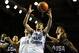AUCKLAND, NEW ZEALAND - JULY 12: Kostas Papanikolaou of Greece secures the rebound during the U19 Basketball World Championships Final match between Greece and the United States of America at North Shore Events Centre on July 12, 2009 in Auckland, New Zealand. (Photo by Hannah Johnston/Getty Images)