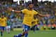 FORTALEZA, BRAZIL - JUNE 19: Neymar of Brazil celebrates scoring the opening goal during the FIFA Confederations Cup Brazil 2013 Group A match between Brazil and Mexico at Castelao on June 19, 2013 in Fortaleza, Brazil. (Photo by Clive Rose/Getty Images)