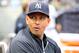 Apr 13, 2013; Bronx, NY, USA; Injured New York Yankees third baseman Alex Rodriguez (13) sits in the dugout during the fourth inning of a MLB game against the Baltimore Orioles at Yankee Stadium. Mandatory Credit: Brad Penner-USA TODAY Sports