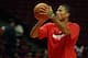 CHICAGO, IL - FEBRUARY 28: Derrick Rose #1 of the Chicago Bulls shoots while working out before the Bulls take on the Phildelphia 76ers at the United Center on February 28, 2013 in Chicago, Illinois. NOTE TO USER: User expressly acknowledges and agrees that, by downloading and or using this photograph, User is consenting to the terms and conditions of the Getty Images License Agreement. (Photo by Jonathan Daniel/Getty Images)