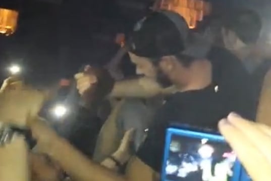 Jonathan Toews Celebrates Stanley Cup by Crowd Surfing Bar