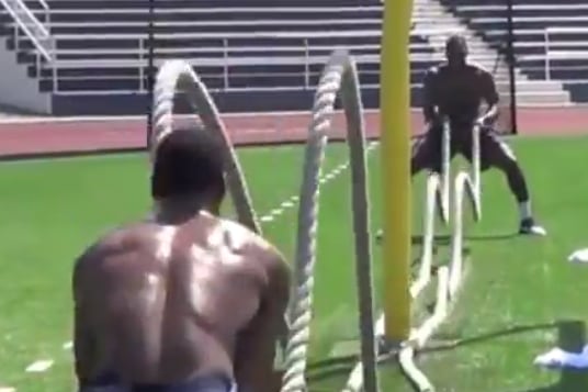 Villanova Basketball Takes to the Gridiron for Training