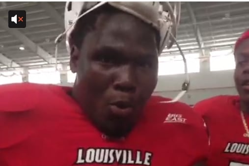 Video: Louisville Lineman John Miller Mocks Coach Charlie Strong