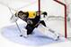 Jun 24, 2013; Boston, MA, USA; Boston Bruins goalie Tuukka Rask makes a save against the Chicago Blackhawks during the second period in game six of the 2013 Stanley Cup Final at TD Garden. Mandatory Credit: Greg M. Cooper-USA TODAY Sports