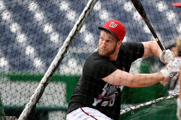 Bryce Harper Homers in Second Game of Rehab at Potomac