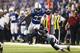 INDIANAPOLIS, IN - DECEMBER 30: Vick Ballard #33 of the Indianapolis Colts runs through a tackle by Kareem Jackson #25 of the Houston Texans during the game at Lucas Oil Stadium on December 30, 2012 in Indianapolis, Indiana. (Photo by Joe Robbins/Getty Images)