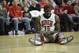 LAS VEGAS, NV - JANUARY 12: Anthony Bennett #15 of the UNLV Rebels stays on the ground after getting a foul called on him during the game against the Air Force Falcons at the Thomas & Mack Center on January 12, 2013 in Las Vegas, Nevada. The Rebels won 76-71. (Photo by Jeff Bottari/Getty Images)