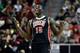 LAS VEGAS, NV - MARCH 16: Anthony Bennett #15 of the UNLV Rebels celebrates after scoring against the New Mexico Lobos during the first half of the championship game of the Reese's Mountain West Conference Basketball tournament at the Thomas & Mack Center on March 16, 2013 in Las Vegas, Nevada. (Photo by Jeff Bottari/Getty Images)