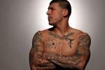 Jail Officials Check Hernandez's Tattoos for Gang Affiliations