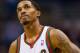Apr 3, 2013; Milwaukee, WI, USA; Milwaukee Bucks guard Brandon Jennings (3) during the game against the Charlotte Bobcats at the BMO Harris Bradley Center. Minnesota won 107-98. Mandatory Credit: Jeff Hanisch-USA TODAY Sports