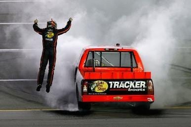 Ty Dillon Passes Kyle Busch Late for NASCAR Truck Series Win at Kentucky