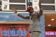 Jun 27, 2013; Brooklyn, NY, USA; Anthony Bennett (UNLV) reacts after being selected as the number one overall pick to the Cleveland Cavaliers during the 2013 NBA Draft at the Barclays Center. Mandatory Credit: Joe Camporeale-USA TODAY Sports