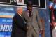NEW YORK, NY - JUNE 27: Victor Oladipo (R) of Indiana poses for a photo with NBA Commissioner David Stern after Oladipo was drafted #2 overall in the first round by the Orlando Magic during the 2013 NBA Draft at Barclays Center on June 27, 2013 in in the Brooklyn Bourough of New York City. NOTE TO USER: User expressly acknowledges and agrees that, by downloading and/or using this Photograph, user is consenting to the terms and conditions of the Getty Images License Agreement. (Photo by Mike Stobe/Getty Images)