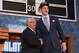 NEW YORK, NY - JUNE 27: Cody Zeller (R) of Indiana poses for a photo with NBA Commissioner David Stern after Zeller was drafted #4 overall in the first round by the Charlotte Bobcats during the 2013 NBA Draft at Barclays Center on June 27, 2013 in in the Brooklyn Borough of New York City. NOTE TO USER: User expressly acknowledges and agrees that, by downloading and/or using this Photograph, user is consenting to the terms and conditions of the Getty Images License Agreement. (Photo by Mike Stobe/Getty Images)