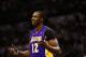 SAN ANTONIO, TX - APRIL 21: Dwight Howard #12 of the Los Angeles Lakers reacts to a call against the San Antonio Spurs during Game One of the Western Conference Quarterfinals of the 2013 NBA Playoffs at at AT&T Center on April 21, 2013 in San Antonio, Texas. NOTE TO USER: User expressly acknowledges and agrees that, by downloading and or using this photograph, User is consenting to the terms and conditions of the Getty Images License Agreement. (Photo by Ronald Martinez/Getty Images)