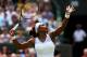 LONDON, ENGLAND - JUNE 27: Serena Williams of the United States of America serves during the Ladies' Singles second round match against Caroline Garcia of France on day four of the Wimbledon Lawn Tennis Championships at the All England Lawn Tennis and Croquet Club on June 27, 2013 in London, England. (Photo by Julian Finney/Getty Images)