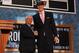 NEW YORK, NY - JUNE 27: Mason Plumlee (R) of Duke poses for a photo with NBA Commissioner David Stern after Plumlee was drafted #22 overall in the first round by the Brooklyn Nets during the 2013 NBA Draft at Barclays Center on June 27, 2013 in in the Brooklyn Bourough of New York City. NOTE TO USER: User expressly acknowledges and agrees that, by downloading and/or using this Photograph, user is consenting to the terms and conditions of the Getty Images License Agreement. (Photo by Mike Stobe/Getty Images)