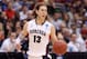 SALT LAKE CITY, UT - MARCH 23: Kelly Olynyk #13 of the Gonzaga Bulldogs moves the ball in the first half while taking on the Wichita State Shockers during the third round of the 2013 NCAA Men's Basketball Tournament at EnergySolutions Arena on March 23, 2013 in Salt Lake City, Utah. (Photo by Streeter Lecka/Getty Images)